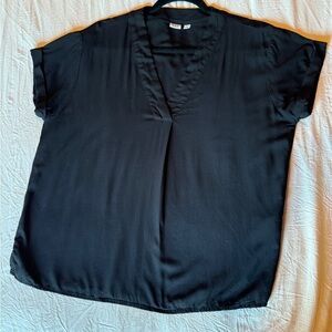 GAP Black V-Neck Blouse
